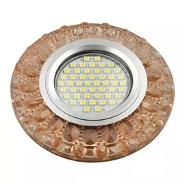 Встраиваемый светильник с подсветкой Fametto Luciole DLS-L151 GU5.3 GLASSY/TEA UL-00003910