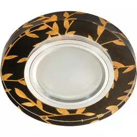 Встраиваемый светильник с подсветкой Fametto Luciole DLS-L204 GU5.3 CHROME-BLACK UL-00000379