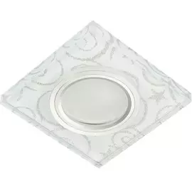 Встраиваемый светильник с подсветкой Fametto Luciole DLS-L203 GU5.3 CHROME-WHITE UL-00000378