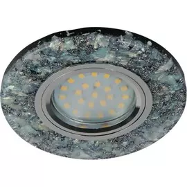 Встраиваемый светильник с подсветкой Fametto Luciole DLS-L103 GU5.3 CHROME-BLACK 10715