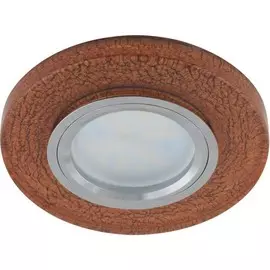 Встраиваемый светильник с подсветкой Fametto Luciole DLS-L104 GU5.3 CHROME-BROWN 10719