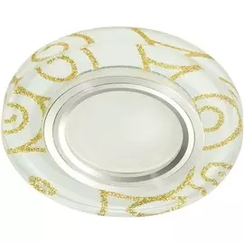 Встраиваемый светильник с подсветкой Fametto Luciole DLS-L206 GU5.3 CHROME-WHITE UL-00000381