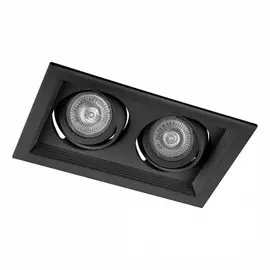 Светильник карданный встраиваемый Feron DLT202 MR16 G5.3 черный 32442