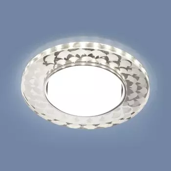 Встраиваемый светильник с LED подсветкой Elektrostandard 3037 GX53 (a047766)