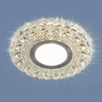 Встраиваемый точечный светильник с LED подсветкой Elektrostandard 2236 MR16 CL прозрачный a045462