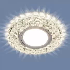 Встраиваемый точечный светильник с LED подсветкой Elektrostandard 2234 MR16 CL прозрачный a045460