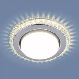 Встраиваемый точечный светильник с LED подсветкой Elektrostandard 3031 GX53 CL прозрачный a045485