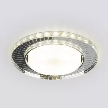 Встраиваемый светильник с LED подсветкой Elektrostandard 3033 GX53 (a045484)
