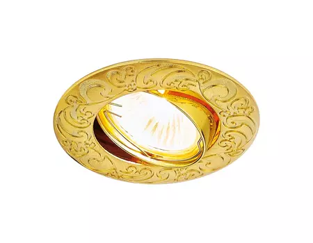 Встраиваемый точечный светильник с поворотным механизмом Ambrella light Iron 710 GD
