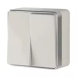 Выключатель двухклавишный Gallant (слоновая кость) Werkel W5020003