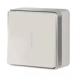 Выключатель одноклавишный с подсветкой Gallant (слоновая кость) Werkel W5010103
