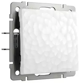 Выключатель одноклавишный (белый) Hammer Werkel W1210001