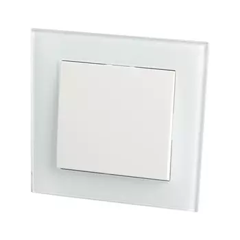 Выключатель одноклавишный (белый) Катрин Stekker GLS10-7003-01 39164