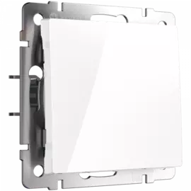 Выключатель одноклавишный (белый) Werkel W1110001