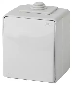 Выключатель одноклавишный ЭРА Эксперт 10AX 250V IP65 11-1601-03 Б0035972
