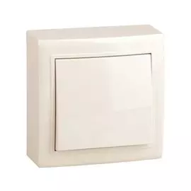 Выключатель одноклавишный (кремовый) Volsten Solar V01-32-V11-S (9850)