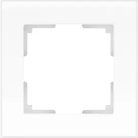 Рамка на 1 пост (белый матовый) Werkel W0011105