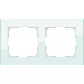 Рамка на 2 поста (натуральное стекло) Werkel WL01-Frame-02 (a031476)