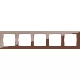 Рамка на 5 постов (мокко) Werkel WL01-Frame-05 (a031796)