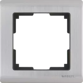Рамка на 1 пост (глянцевый никель) Werkel W0011602