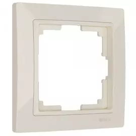 Рамка на 1 пост (слоновая кость, basic) Werkel W0012003