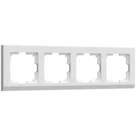 Рамка на 4 поста (белый) Werkel W0041801