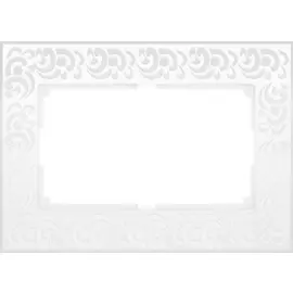 Рамка для двойной розетки (белый) Werkel Flock WL05-Frame-01-DBL-white (a033483)