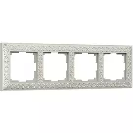 Рамка на 4 поста (жемчужный) Werkel WL07-Frame-04 (a031785)