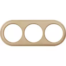 Рамка на 3 поста (светлый бук) Werkel W0035224