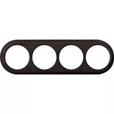 WL15-frame-04 / Рамка на 4 поста (венге) Werkel Legend