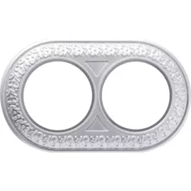 Рамка на 2 поста (жемчужный) Werkel Antik Runda WL70-frame-02 (a037886)