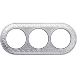 Рамка на 3 поста (жемчужный) Werkel Antik Runda WL70-frame-03 (a037887)