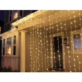 Занавес LED белый (1.5х1.5м) с эффектом мерцания Uniel ULD-C1515-160-TWK (UL-00001355)