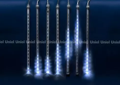 Занавес LED Падающие звезды (2х0,3м.) Uniel ULD-E2403-144-DTK (11119)