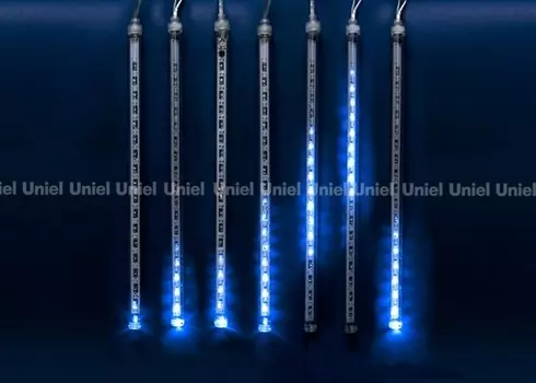 Занавес LED Падающие звезды (2х0,5м.) синие Uniel ULD-E2405-240-DTK (11123)