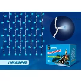 Занавес LED синий (3х2м.) с эффектом мерцания Uniel ULD-C2030-240-TWK (UL-00001358)