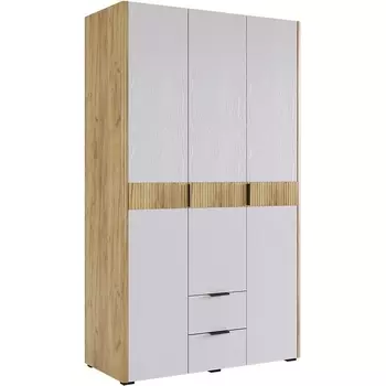 Адам Шкаф трехдверный Mebelson (ЛДСП,Пластик/Дуб золотой,Светлое дерево) арт.MSA-04.2563