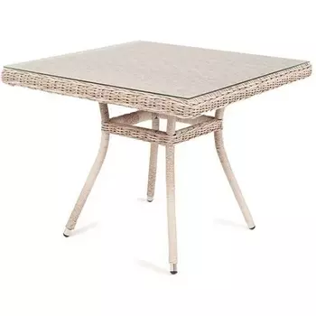 "Айриш" стол плетеный из искусственного ротанга, цвет бежевый 4SIS арт.УТ-00001789