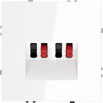 Акустическая розетка (белый глянцевый) Voltum S70 VLS060301