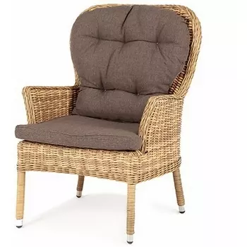 "Алиса" кресло плетеное, цвет соломенный 4SIS арт.УТ-00000512