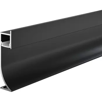 Алюминиевый профиль плинтус с подсветкой 53x14 Maytoni Led Strip ALM-5314-B-2M