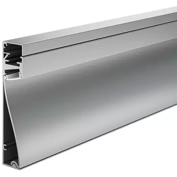 Алюминиевый профиль плинтус с подсветкой 80x18 Maytoni Led Strip ALM-8018-S-2M