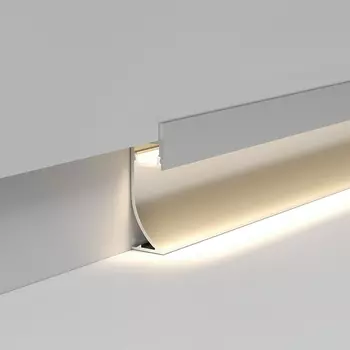 Алюминиевый профиль Elektrostandard LL-2-ALP021 для плинтуса под светодиодную ленту