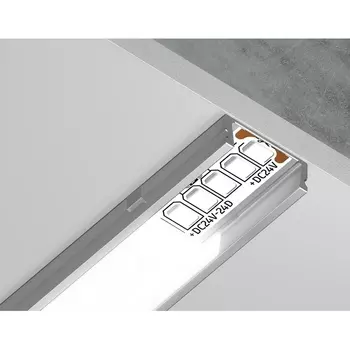 Алюминиевый профиль накладной для светодиодной ленты до 11мм Ambrella Illumination GP1700AL