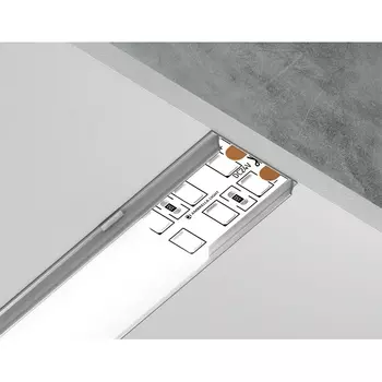 Алюминиевый профиль накладной для светодиодной ленты до 15мм Ambrella Illumination GP1500AL