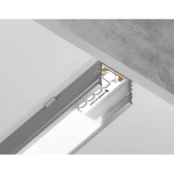 Алюминиевый профиль накладной для светодиодной ленты до 15мм Ambrella Illumination GP1750AL