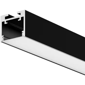 Алюминиевый профиль накладной-подвесной 25x22 черный, 2 м, ALM-2522-B-2M Maytoni 633013