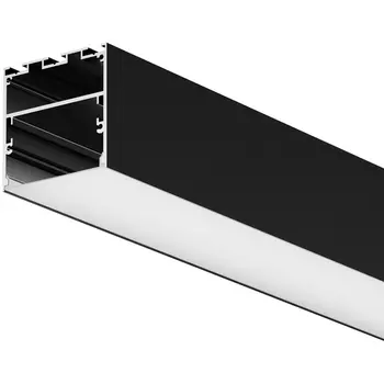 Алюминиевый профиль накладной-подвесной 50x50 черный, 2 м, ALM-5050T-B-2M Maytoni 633008