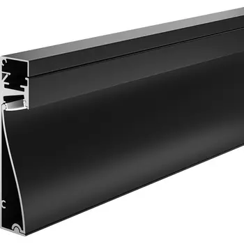 Алюминиевый профиль плинтус с подсветкой 80x18 Maytoni Led Strip ALM-8018-B-2M