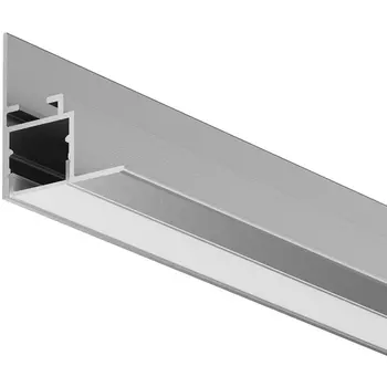 Алюминиевый профиль световая линия встраиваемый под гипсокартон скрытого монтажа 26x30 серебро, 2 м, ALM-2630-S-2M Maytoni 632014